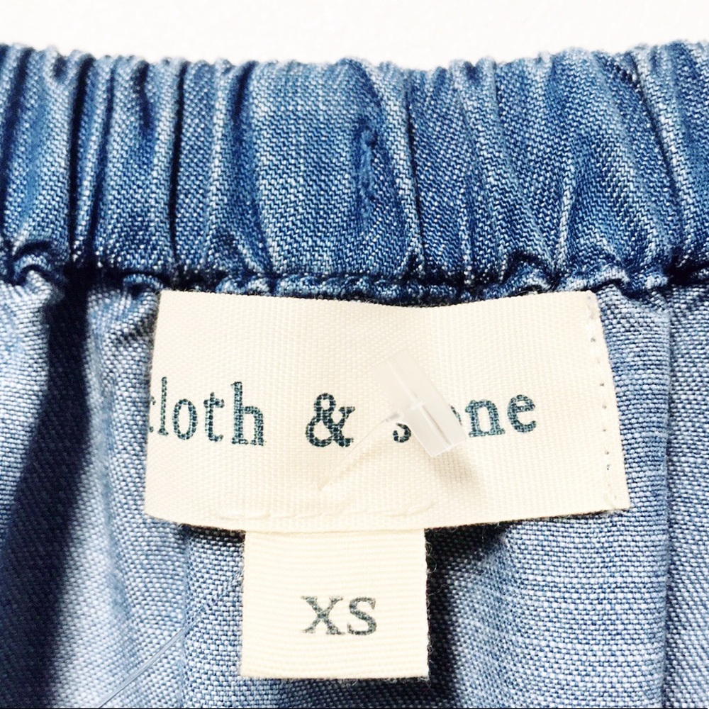 Cloth & Stone Off The Shoulder Chambray Dress - Picture 5 of 8